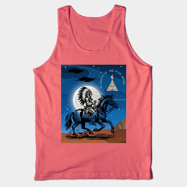 Ghosts of the pale moon Tank Top by Benjamin Customs